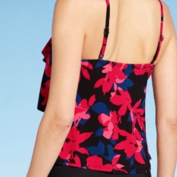 Aqua Green Womens’s UPF 50 Tiered Tankini Top - multicolored - Picture 4 of 8